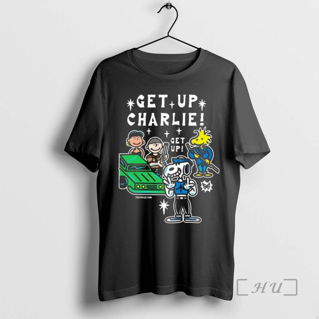 Trending Peanuts Gang Get Up Charlie T-Shirts, Hoodie, Sweatshirt | InkNestWear.com