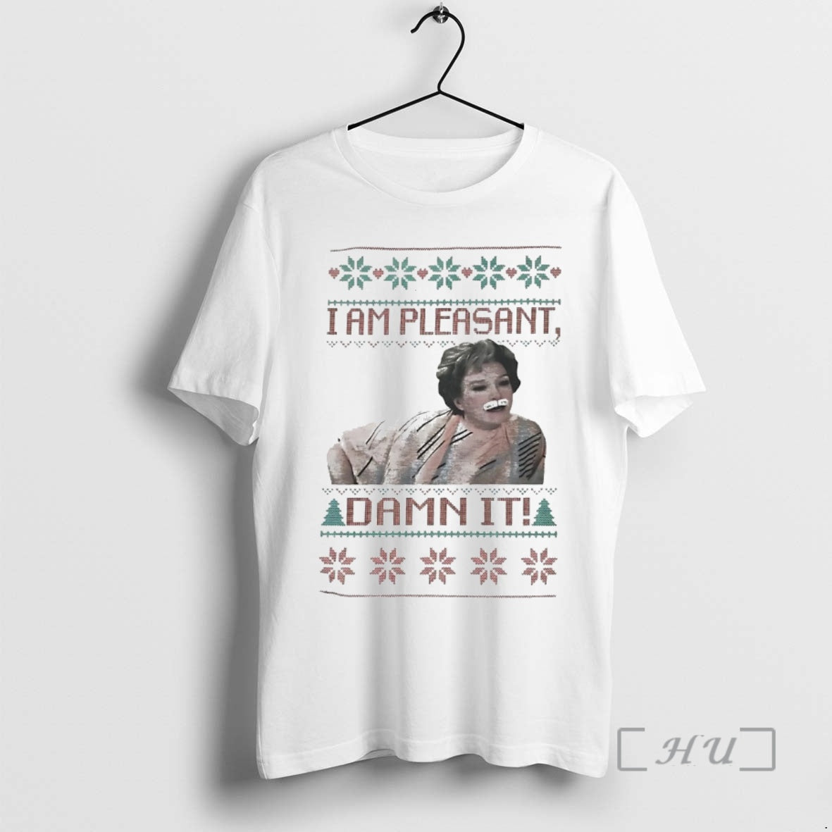 Trending Phyllis Diller I Am Pleasant Damn It Christmas T-Shirts, Hoodie, Sweatshirt | InkNestWear.com