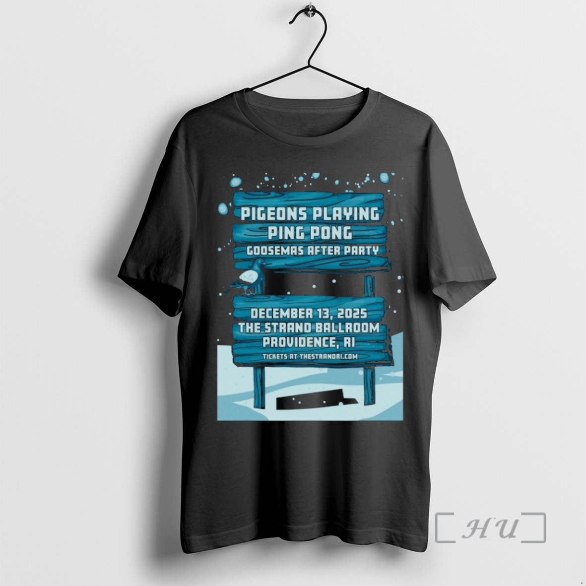 Trending Pigeons Playing Ping Pong Dec 13 2025 The Strand Ballroom Event Premium T Shirts Hoodie, Sweatshirt