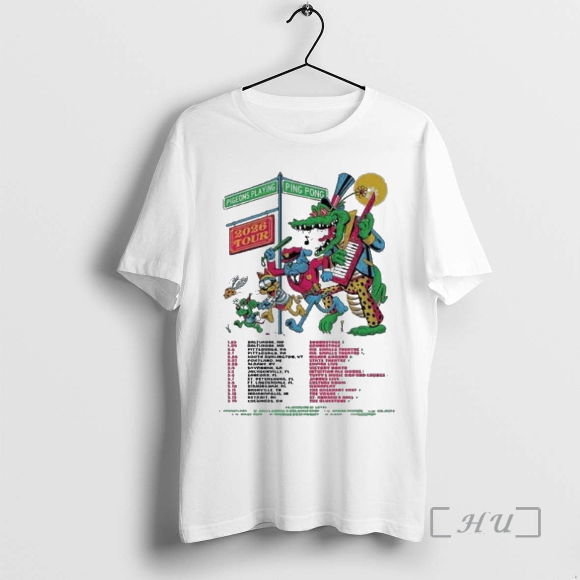 Trending Pigeons Playing Ping Pong Tour 2026 Co Headline With Lotus Dates T-Shirts, Hoodie, Sweatshirt | InkNestWear.com