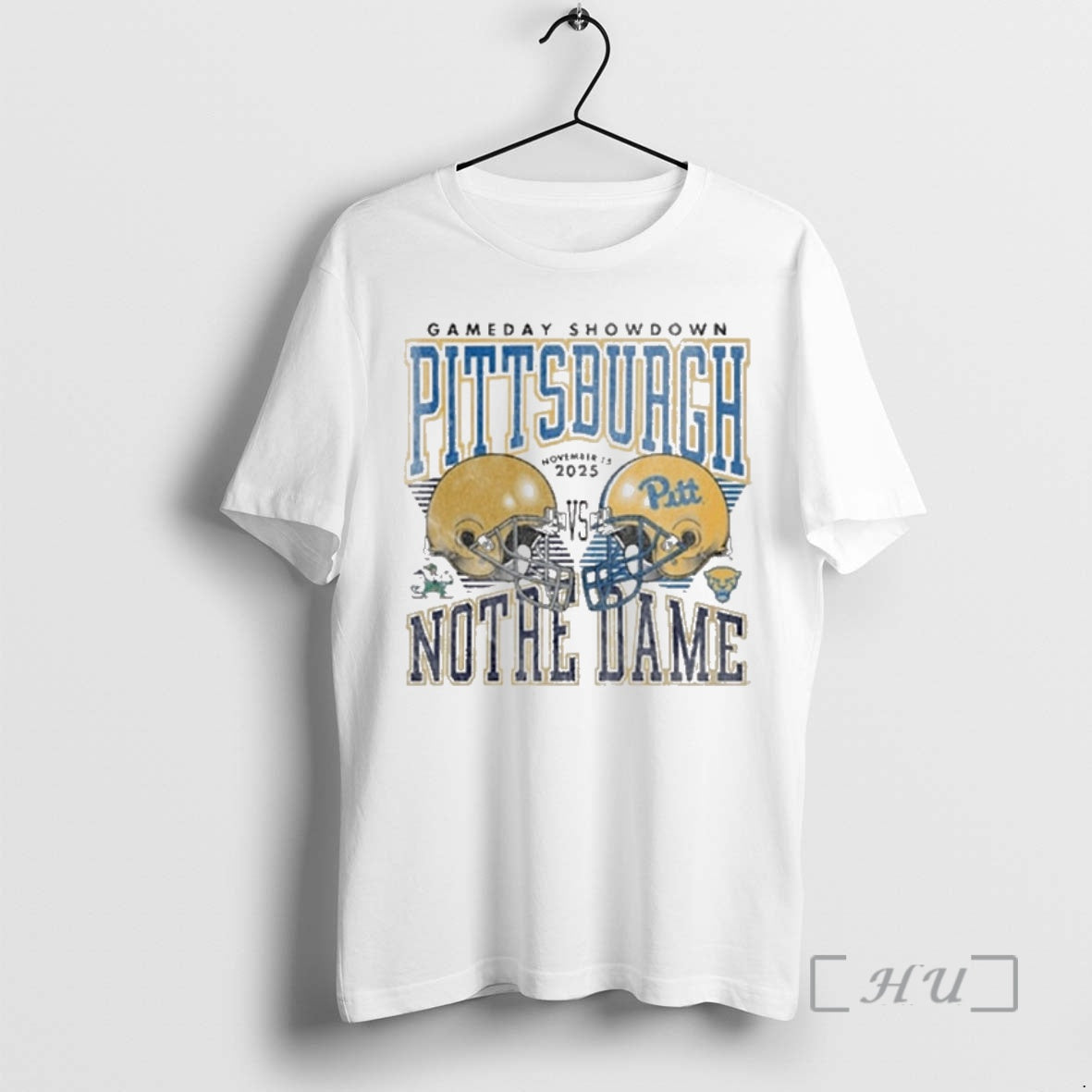 Trending Pitt Panthers Football Vs Notre Dame Fighting Irish Gameday Showdown November 15 2025 Helmet T-Shirts, Hoodie,...