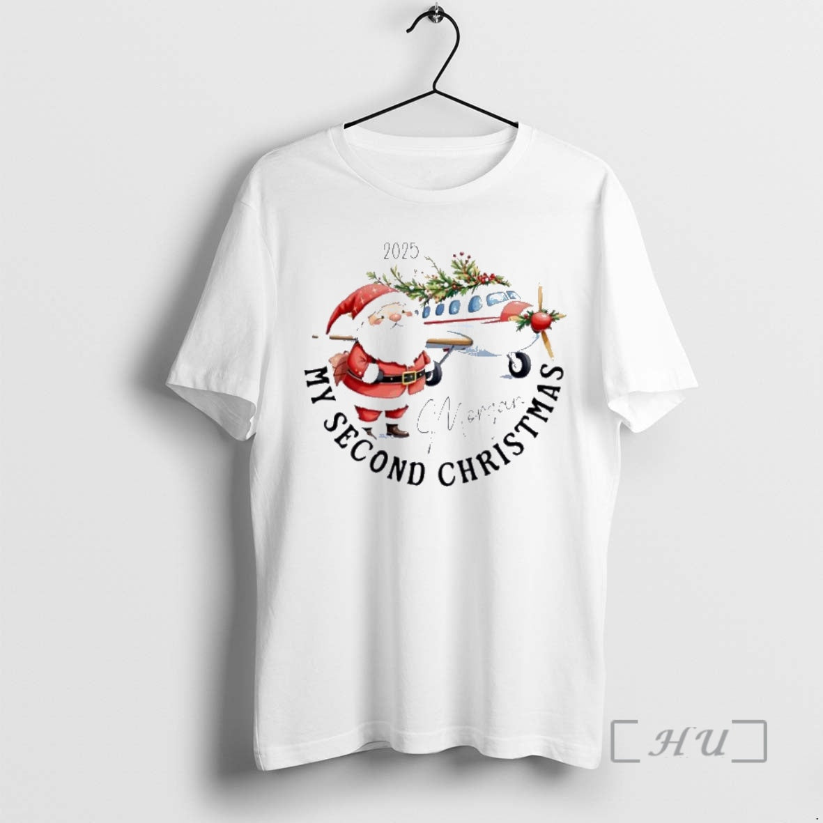 Trending Plane Cute My Second Christmas Personalized Ornaments White T-Shirts, Hoodie, Sweatshirt | InkNestWear.com