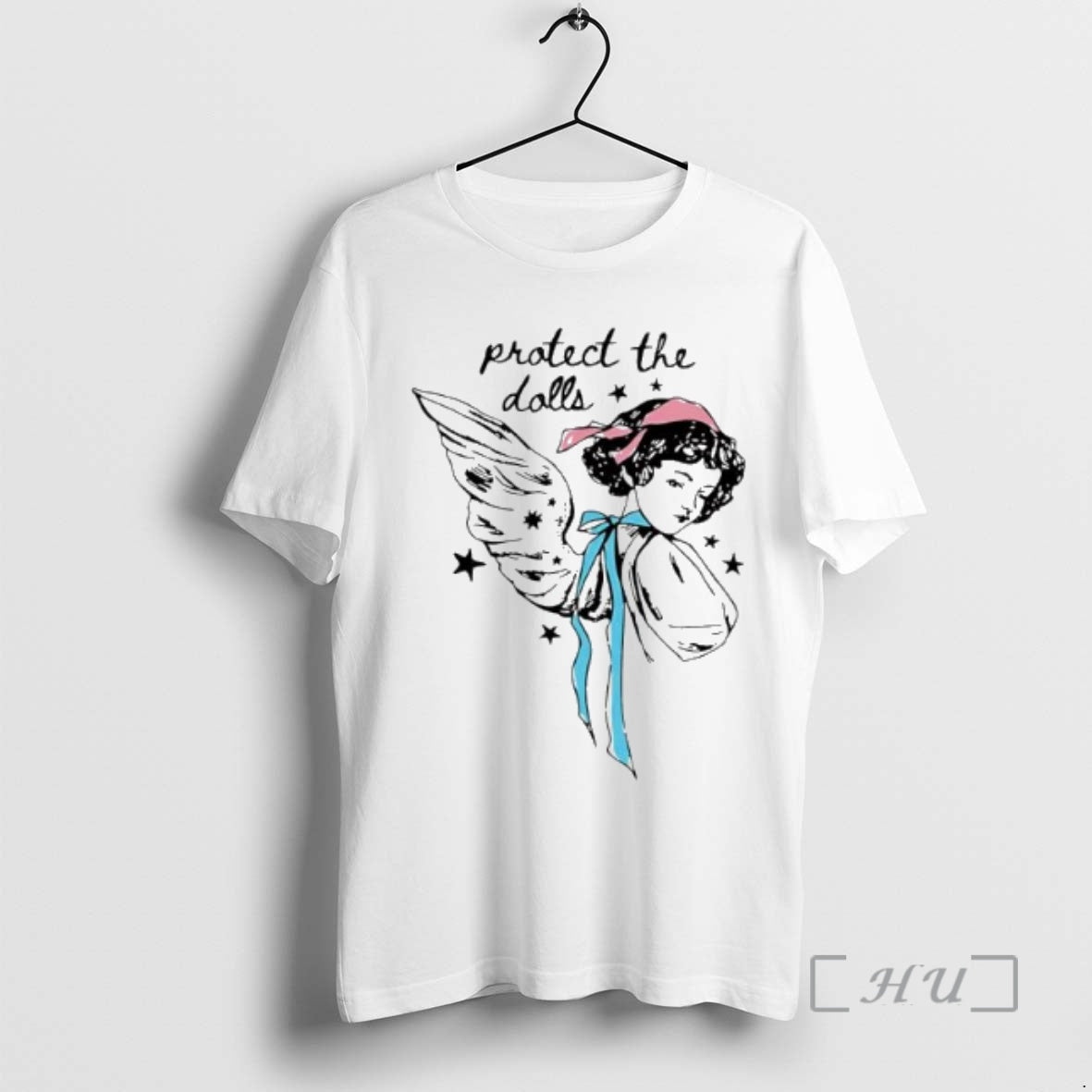 Trending Protect The Dolls Wings Graphic T-Shirts, Hoodie, Sweatshirt | InkNestWear.com