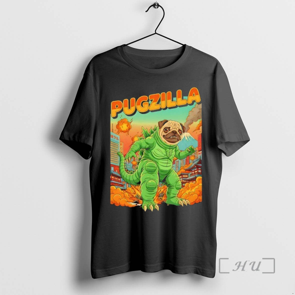 Trending Pugzilla Kaiju Parody T-Shirts, Hoodie, Sweatshirt | InkNestWear.com
