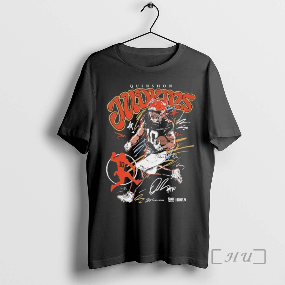 Trending Quinshon Judkins Cleveland Browns Scribble T-Shirts, Hoodie, Sweatshirt | InkNestWear.com