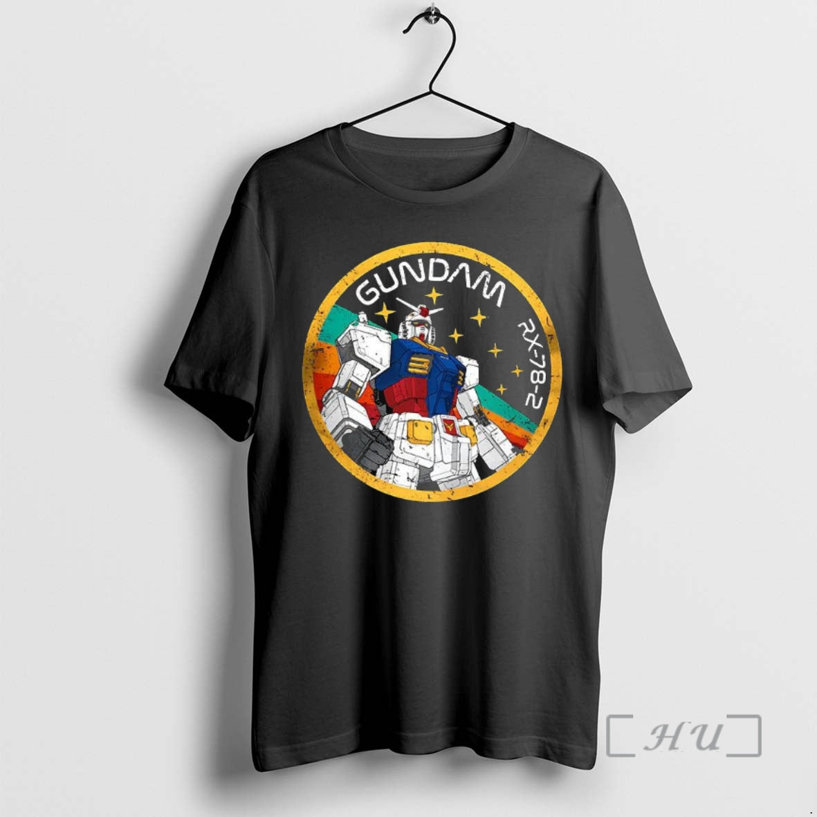 Trending Rx 78 2 Patch Gundam Anime Rainbow T-Shirts, Hoodie, Sweatshirt | InkNestWear.com