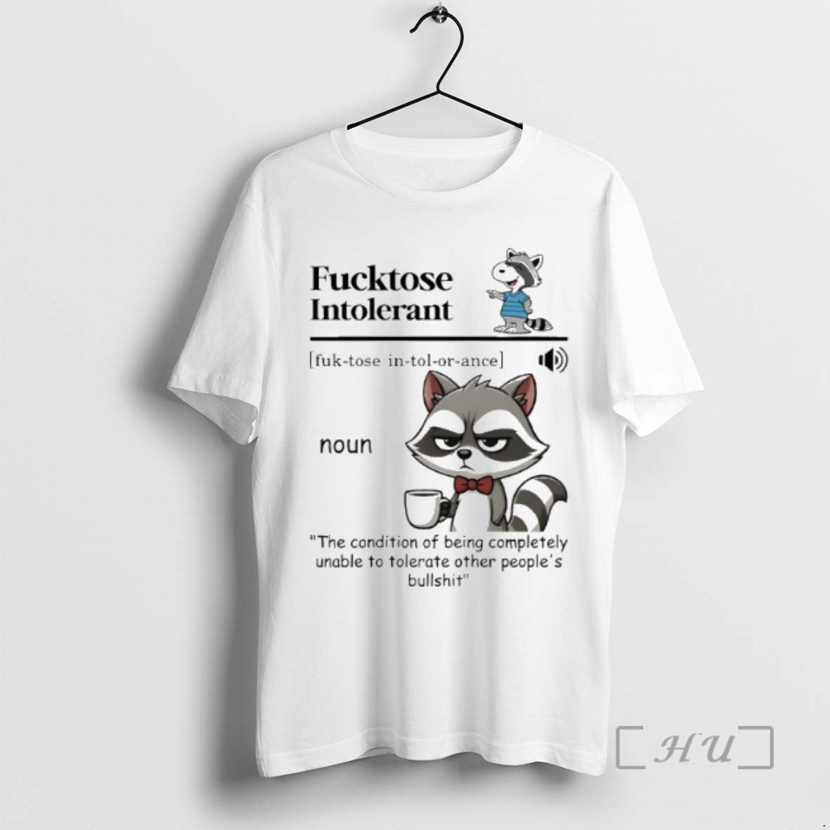 Trending Raccoon Fucktose Intolerant T-Shirts, Hoodie, Sweatshirt | InkNestWear.com