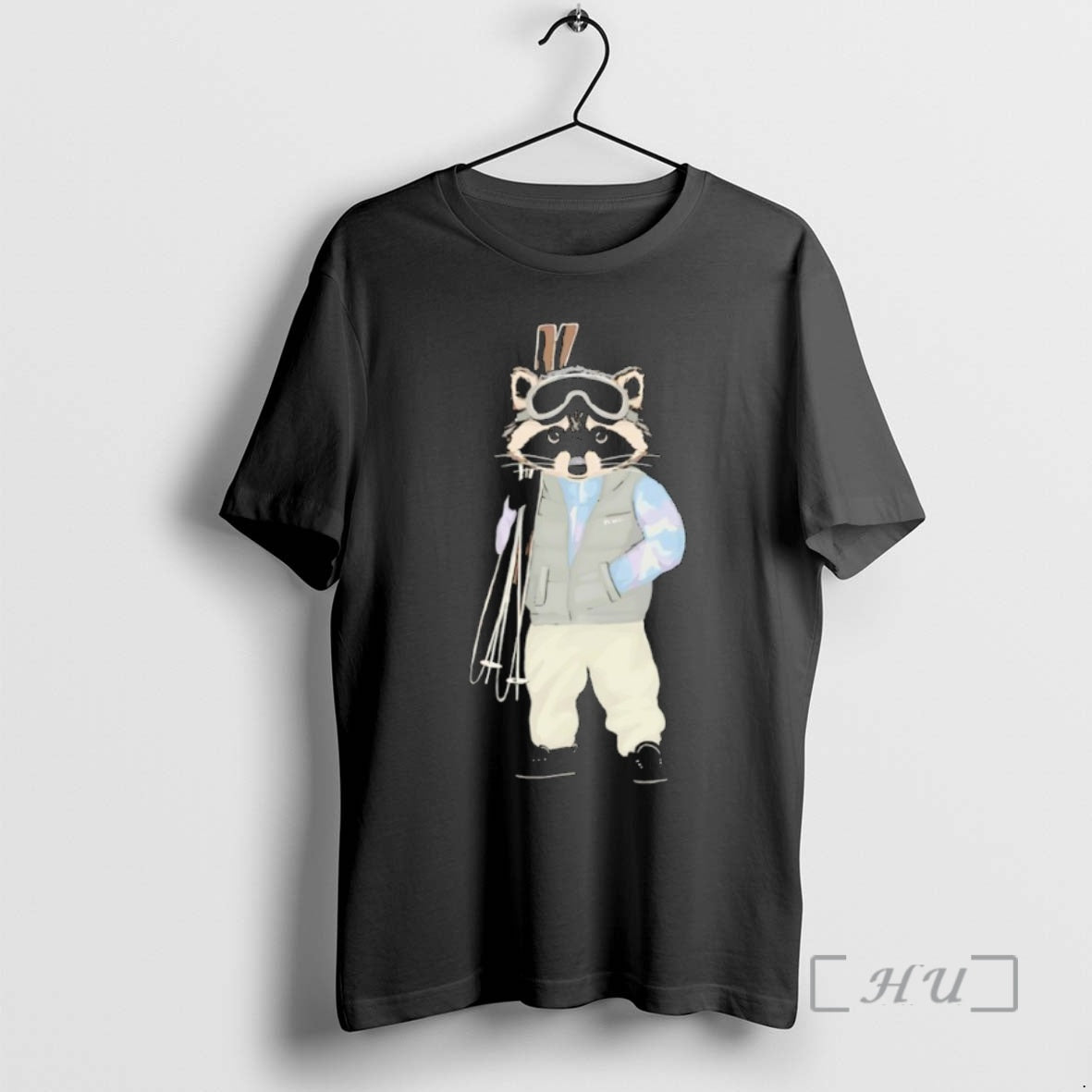 Trending Raccoon Skiing Trash Peace T-Shirts, Hoodie, Sweatshirt | InkNestWear.com