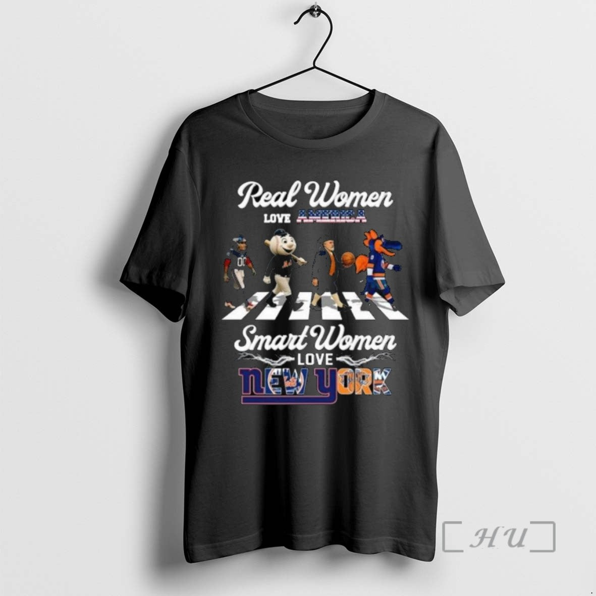 Trending Real Women Love America Smart Women Love New York City Sports Giants Mets Knicks T-Shirts, Hoodie, Sweatshirt