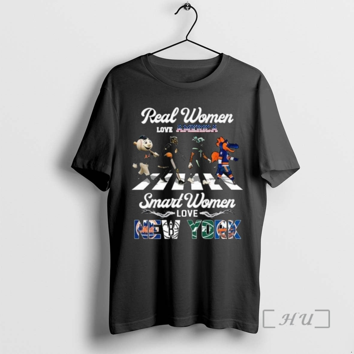 Trending Real Women Love America Smart Women Love New York City Sports Mets Brooklyn Jets T-Shirts, Hoodie, Sweatshirt
