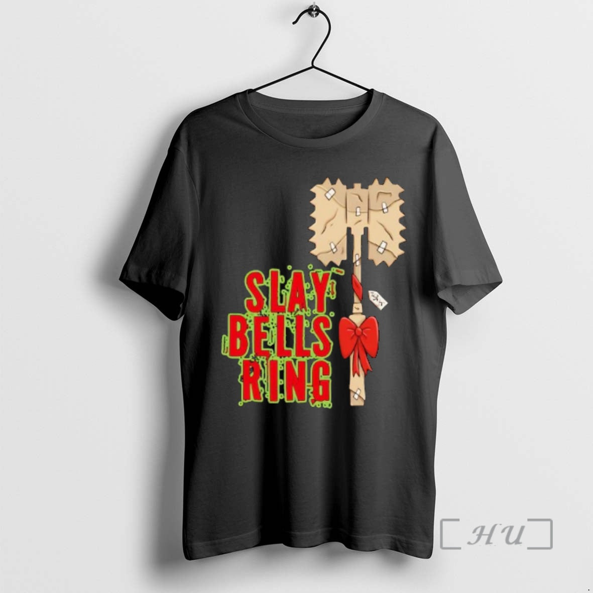 Trending Red Gobbo Slay Bells Ring Christmas Jumper T-Shirts, Hoodie, Sweatshirt | InkNestWear.com