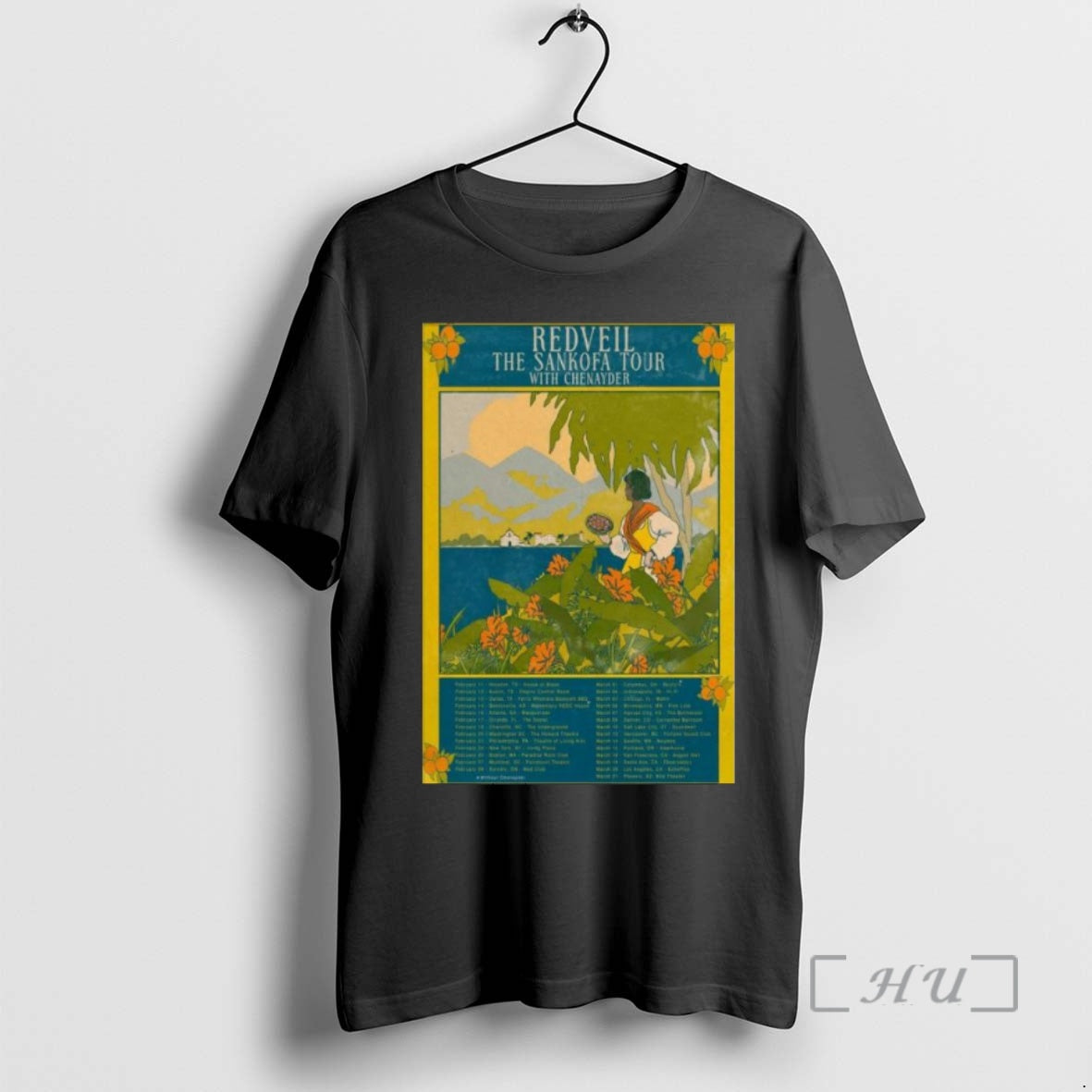 Trending Redveil The Sankofa Tour With Chenayder 2026 T-Shirts, Hoodie, Sweatshirt | InkNestWear.com