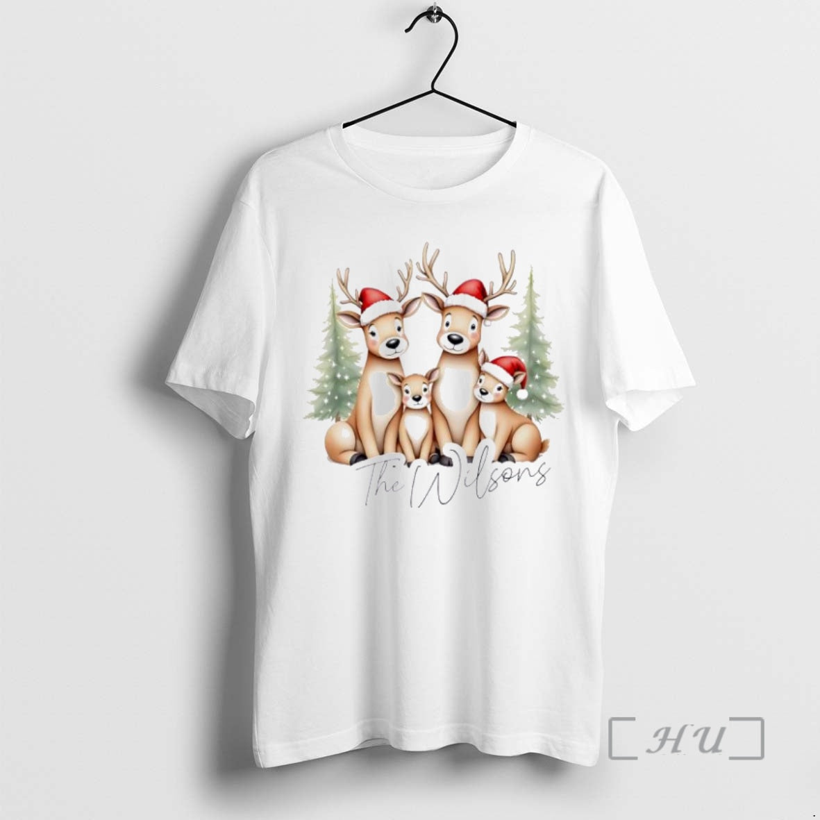Trending Reindeer Family Christmas Personalized Ornaments White T-Shirts, Hoodie, Sweatshirt | InkNestWear.com