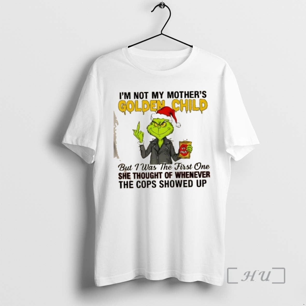 Trending Resger Grinch Im Not My Mothers Golden Child Christmas T-Shirts, Hoodie, Sweatshirt | InkNestWear.com
