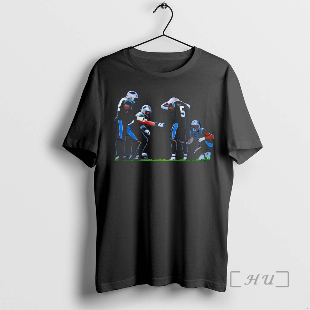 Trending Rico Dowdle Touchdown Celebration Carolina Panthers T-Shirts, Hoodie, Sweatshirt