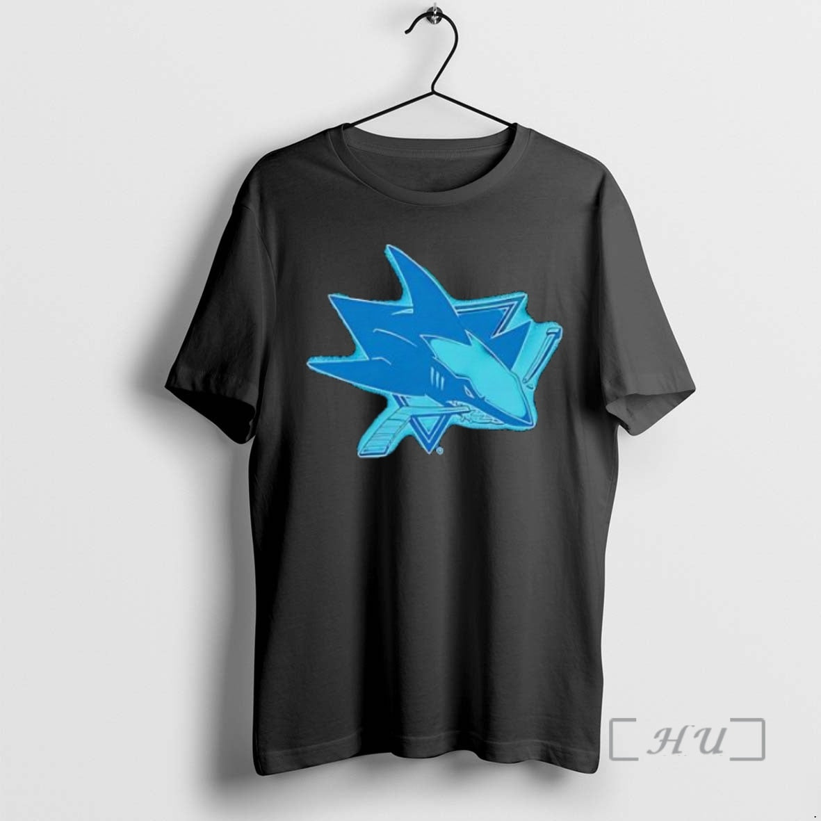 Trending San Jose Sharks Air Brushed Primary Logo T-Shirts, Hoodie, Sweatshirt | InkNestWear.com