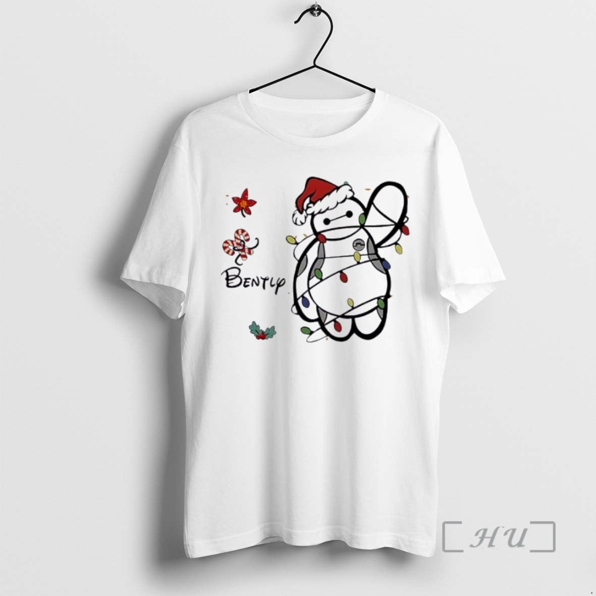 Trending Santa Baymax Christmas Personalised Ornaments White T-Shirts, Hoodie, Sweatshirt | InkNestWear.com