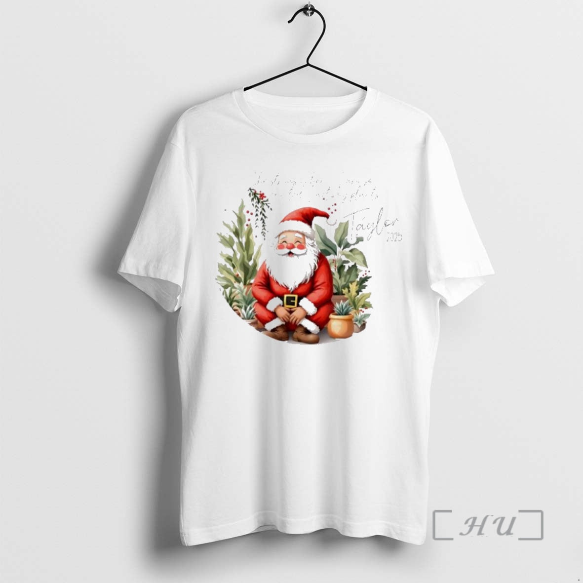 Trending Santa Christmas Is Here I Am So Excited I Wet My Plants Personalized Ornaments T-Shirts, Hoodie, Sweatshirt
