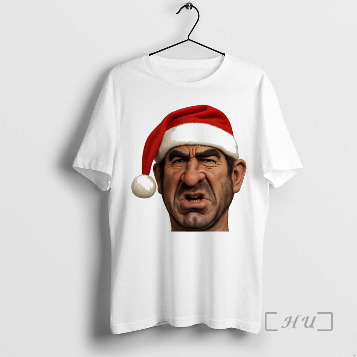 Trending Santa Eric Cantona Spitting Image Christmas Meme Christmas T-Shirts, Hoodie, Sweatshirt | InkNestWear.com
