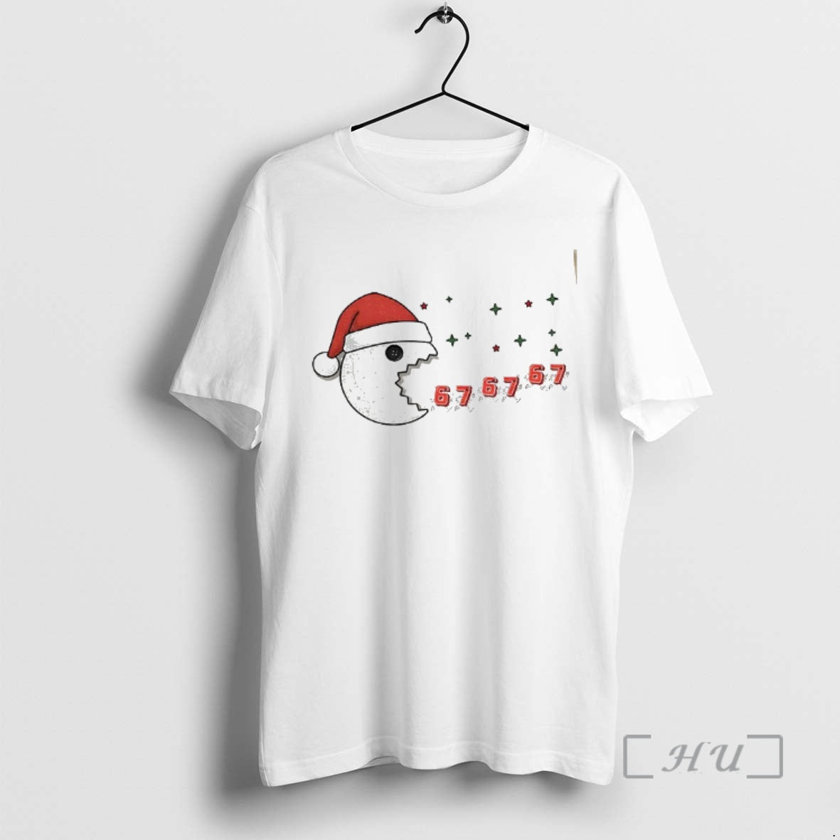 Trending Santa Hat 67 Meme Pacman Game Funny Christmas T-Shirts, Hoodie, Sweatshirt | InkNestWear.com