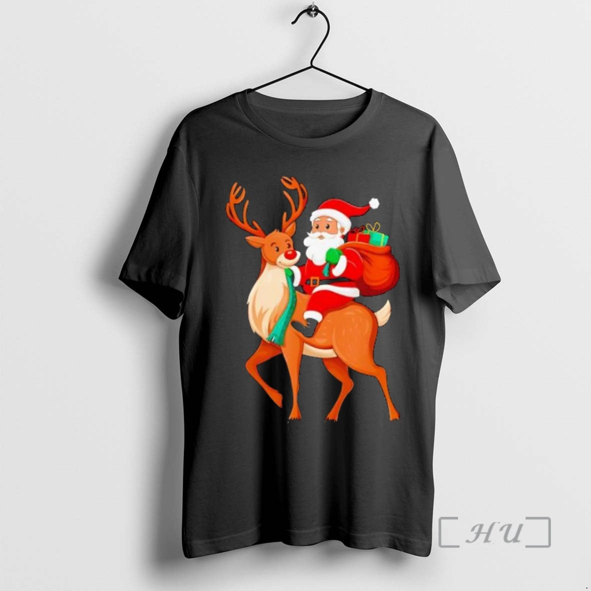Trending Santa Riding Reindeer Christmas T-Shirts, Hoodie, Sweatshirt | InkNestWear.com