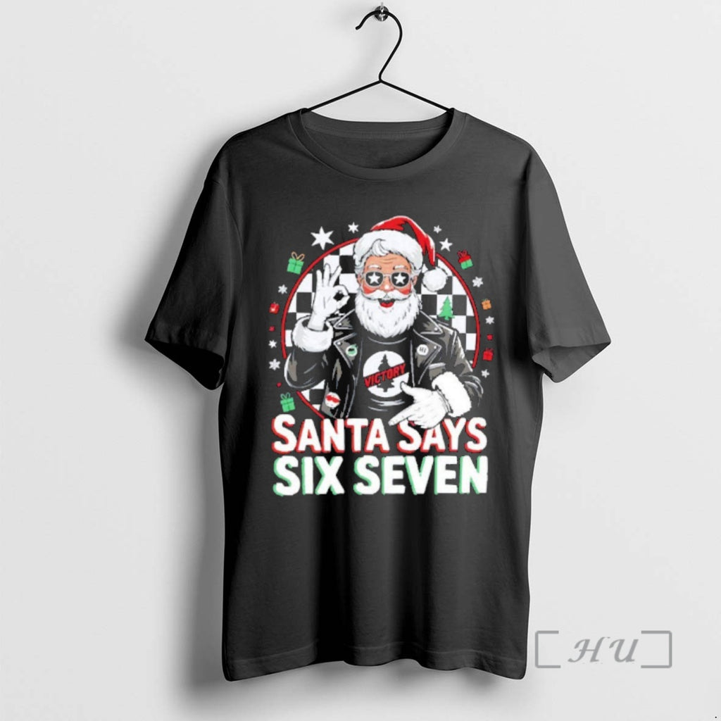 Trending Santa Says Six Seven Christmas 67 Meme T-Shirts, Hoodie, Sweatshirt | InkNestWear.com