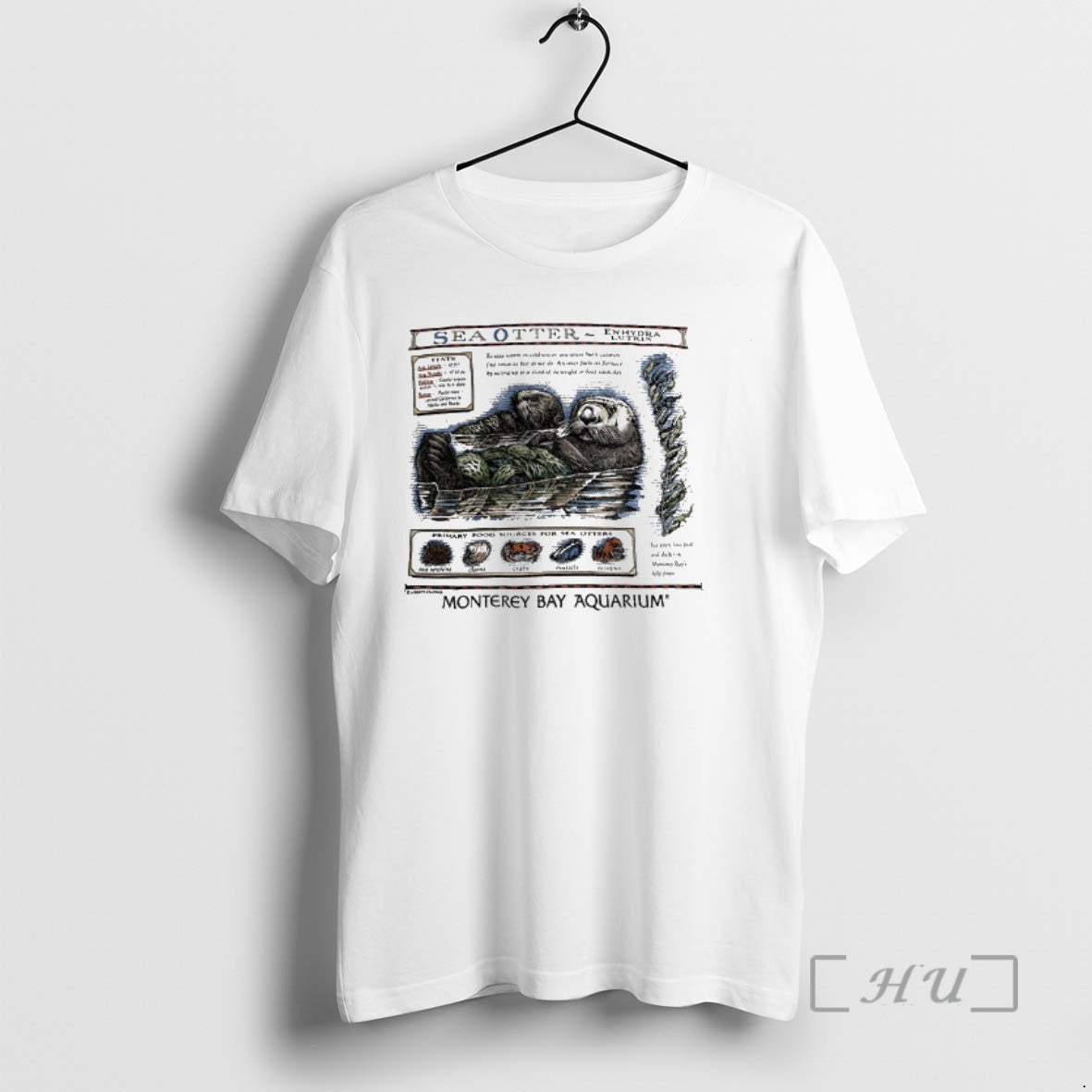 Trending Sea Otter Enhydra Lutris Monterey Bay Aquarium Vintage T-Shirts, Hoodie, Sweatshirt | InkNestWear.com