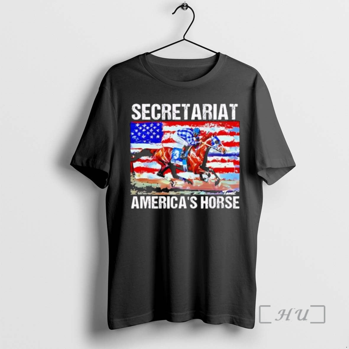 Trending Secretariat Americas Horse American Flag T-Shirts, Hoodie, Sweatshirt | InkNestWear.com