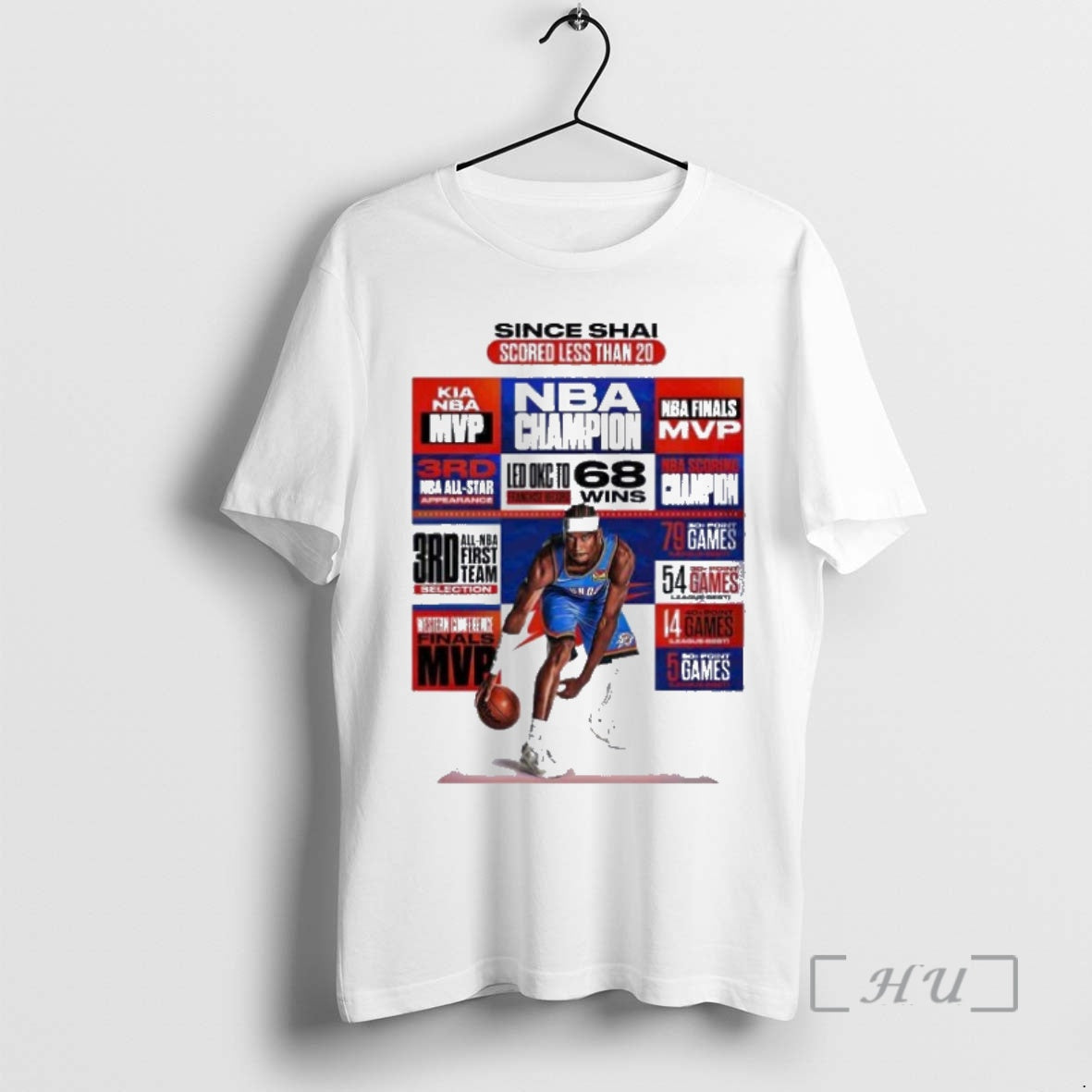 Trending Shai Gilgeous Alexander 79 Straight 20 Point Games Tied With Oscar Robertson Nba Premium T-Shirts, Hoodie,...