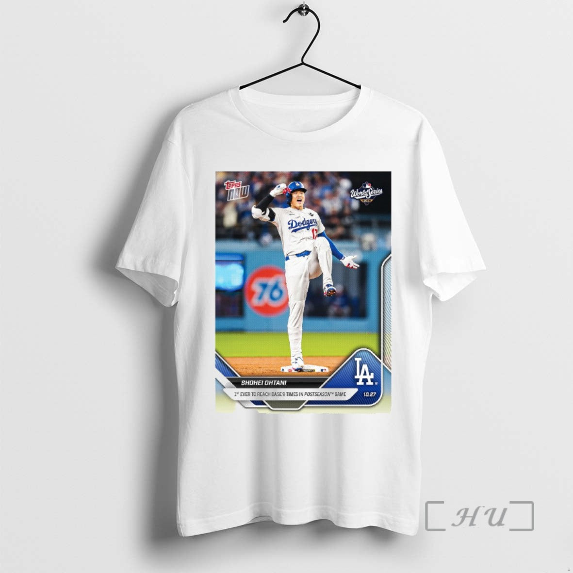 Trending Shohei Ohtani 2025 Mlb Topps Los Angeles Dodgers 1st Ever To Reach Base T-Shirts, Hoodie, Sweatshirt