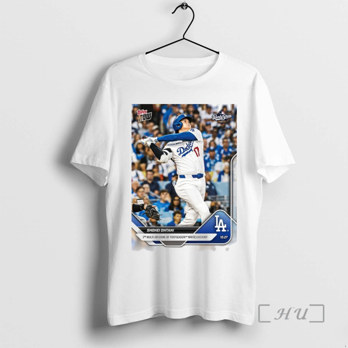 Trending Shohei Ohtani 2025 Mlb Topps Los Angeles Dodgers 3rd Multi Hr Game Of Postseason T-Shirts, Hoodie, Sweatshirt