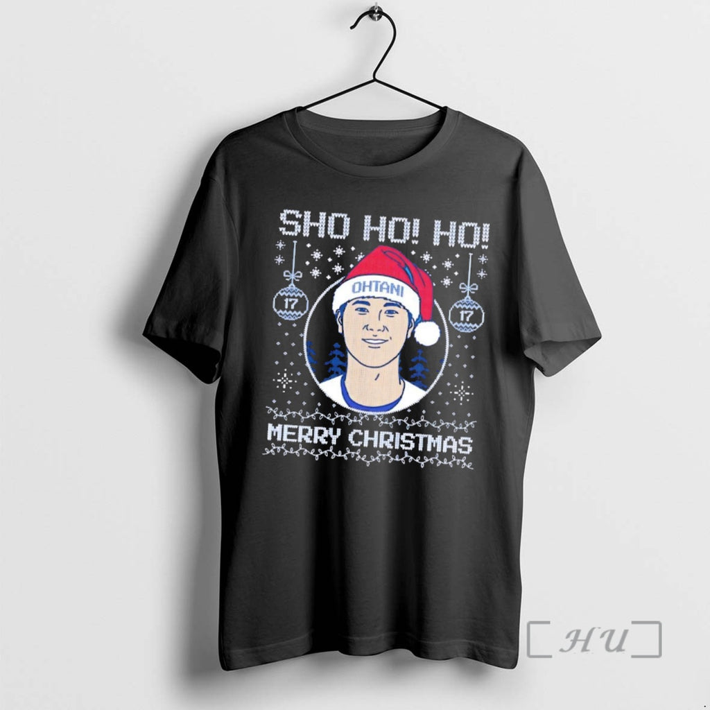 Trending Shohei Ohtani Sho Ho Ho Dodgers Merry Christmas T-Shirts, Hoodie, Sweatshirt | InkNestWear.com