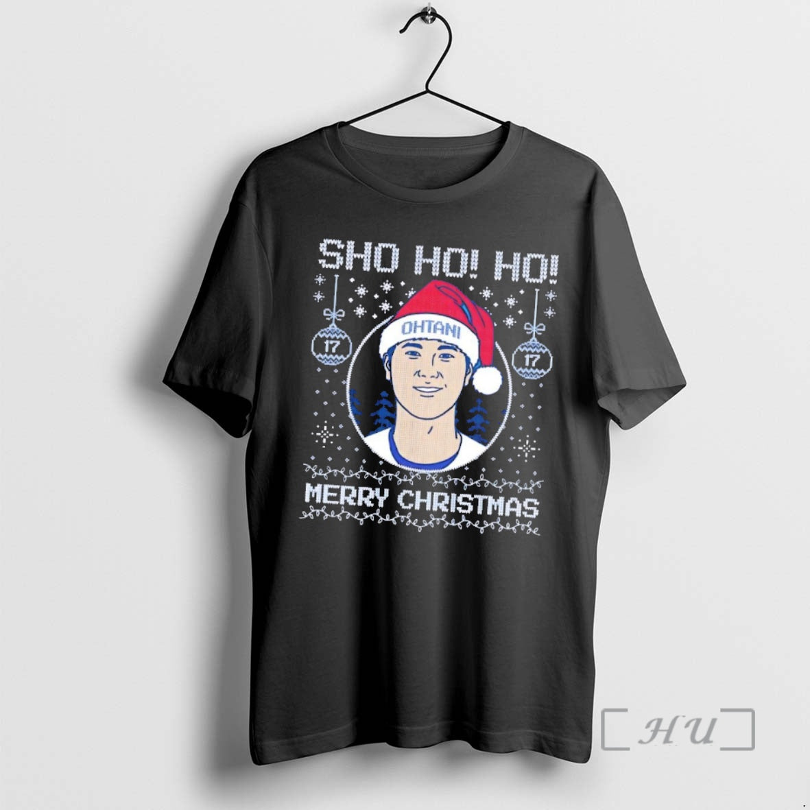 Trending Shohei Ohtani Sho Ho Ho Dodgers Merry Christmas T-Shirts, Hoodie, Sweatshirt | InkNestWear.com