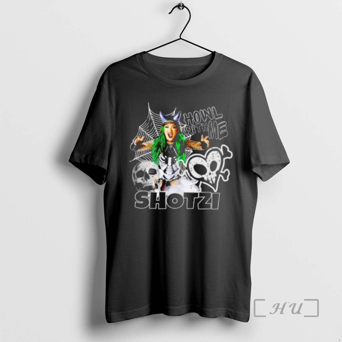 Trending Shotzi Blackheart Howl With Me T-Shirts, Hoodie, Sweatshirt | InkNestWear.com