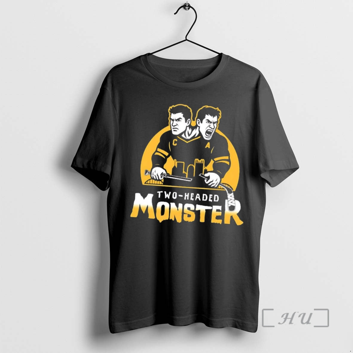 Trending Sidney Crosby And Evgeni Malkin Two Headed Monster Penguins T-Shirts, Hoodie, Sweatshirt | InkNestWear.com