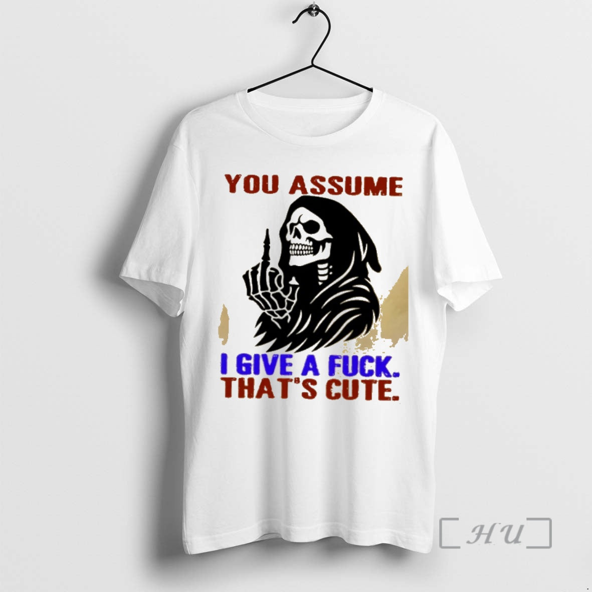 Trending Skeleton You Assume I Give A Fuck Thats Cute T-Shirts, Hoodie, Sweatshirt | InkNestWear.com