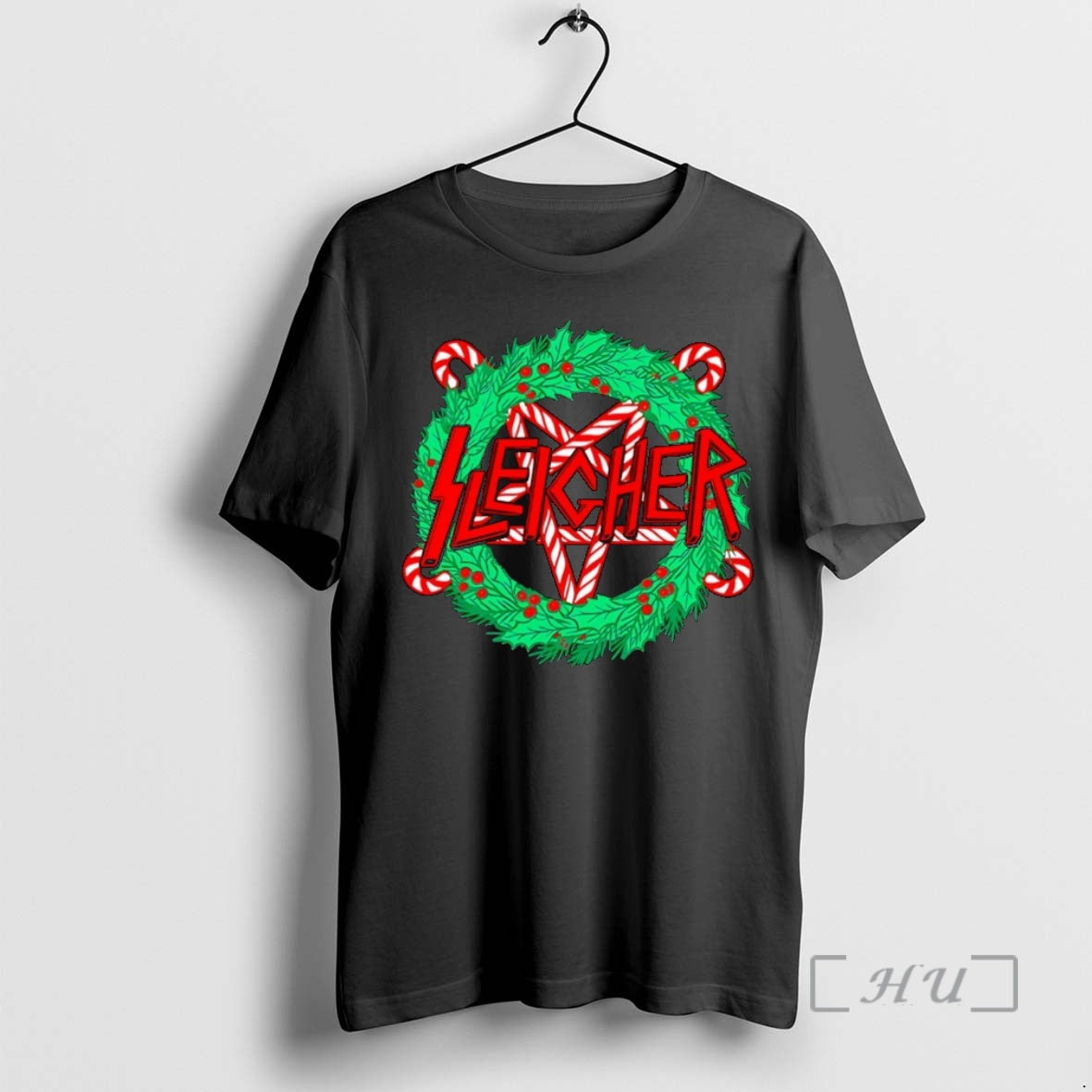 Trending Sleigher Christmas Wreath 2025 Christmas T-Shirts, Hoodie, Sweatshirt | InkNestWear.com