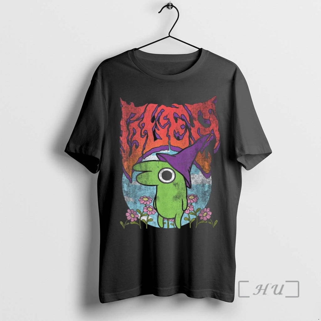 Trending Smiling Friends Glep Vintage Heavy Metal Flowers Cartoon T-Shirts, Hoodie, Sweatshirt | InkNestWear.com