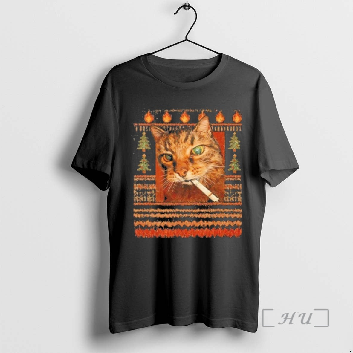 Trending Smoking Cat Meme Christmas T-Shirts, Hoodie, Sweatshirt | InkNestWear.com