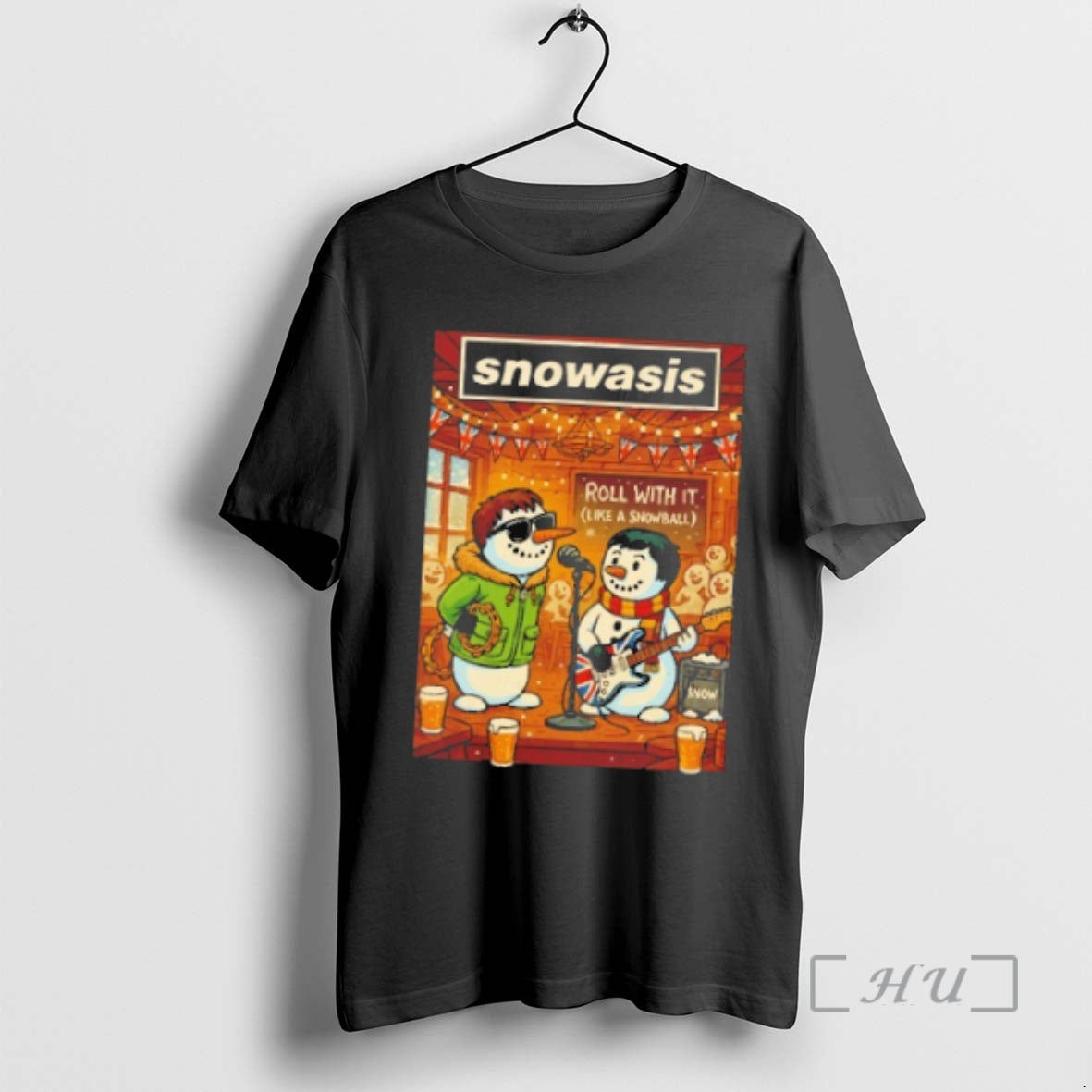 Trending Snowasis Roll With It Like A Snowball Christmas T-Shirts, Hoodie, Sweatshirt | InkNestWear.com