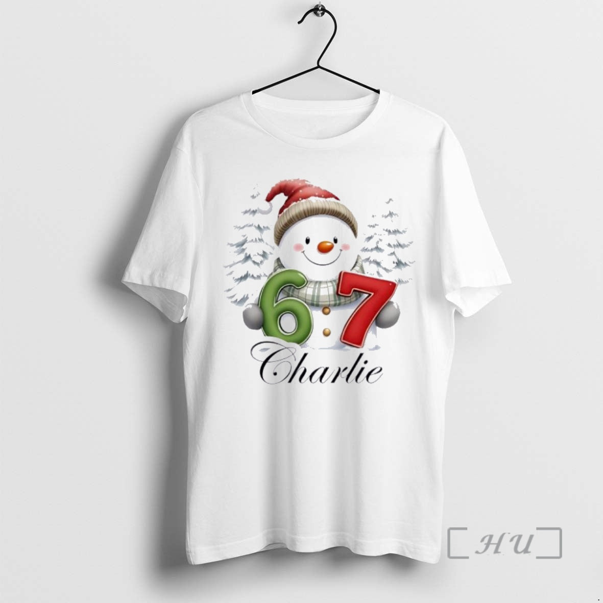 Trending Snowman Cute Six Seven Christmas Personalized Ornaments White T-Shirts, Hoodie, Sweatshirt | InkNestWear.com
