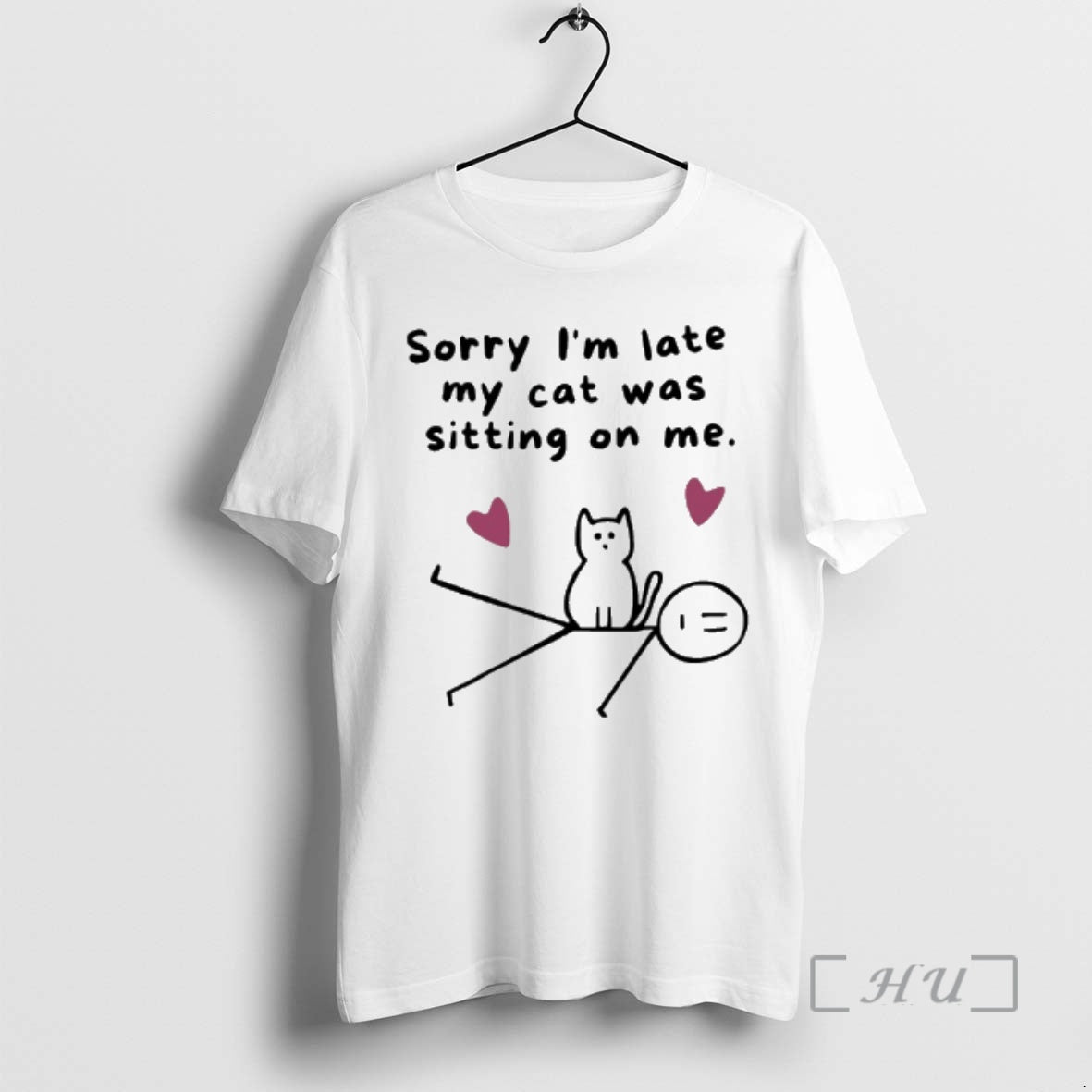 Trending Sorry Im Late My Cat Was Sitting On Me T-Shirts, Hoodie, Sweatshirt | InkNestWear.com