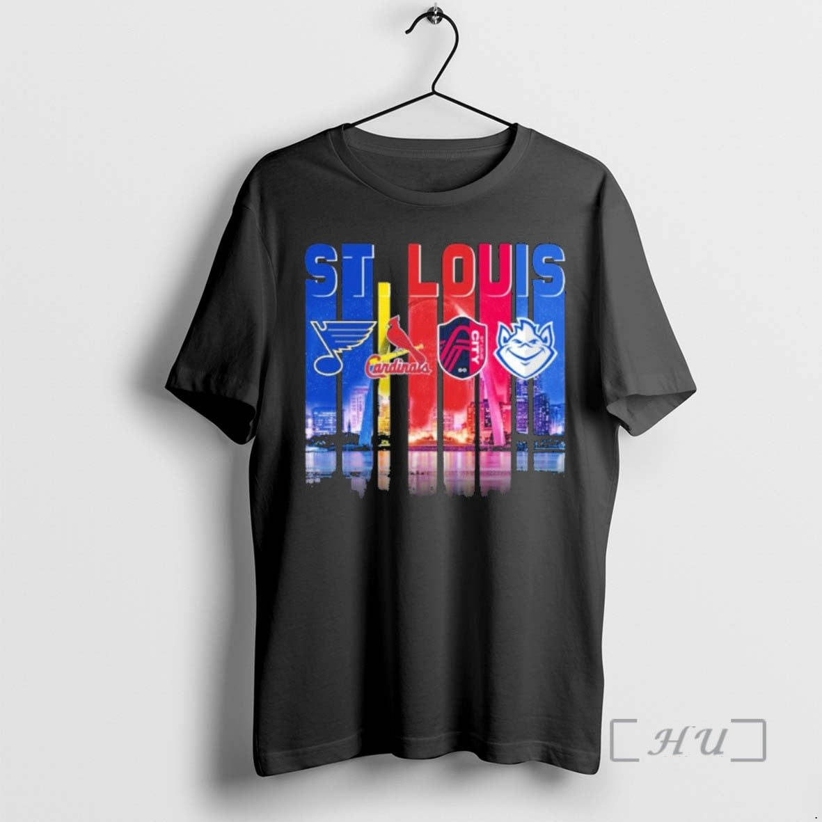 Trending St Louis Sports Teams Logo 2025 Retro Skyline T-Shirts, Hoodie, Sweatshirt | InkNestWear.com
