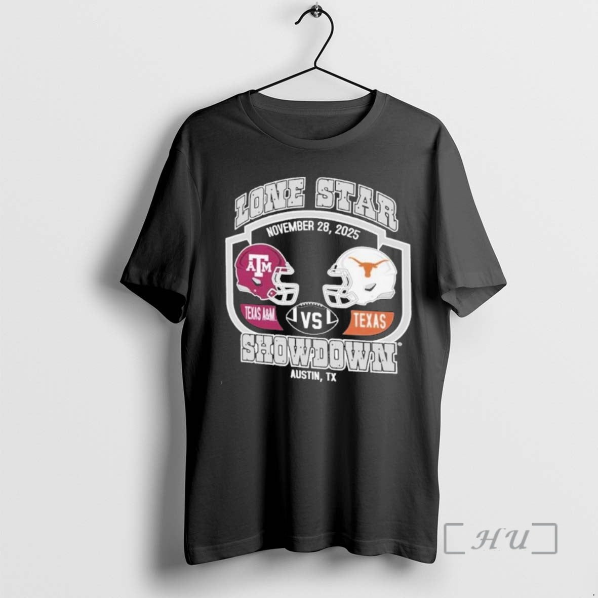Trending Texas Am Aggies Vs Texas Longhorns Lone Star Showdown Battle Helmet Premium T Shirts Hoodie, Sweatshirt