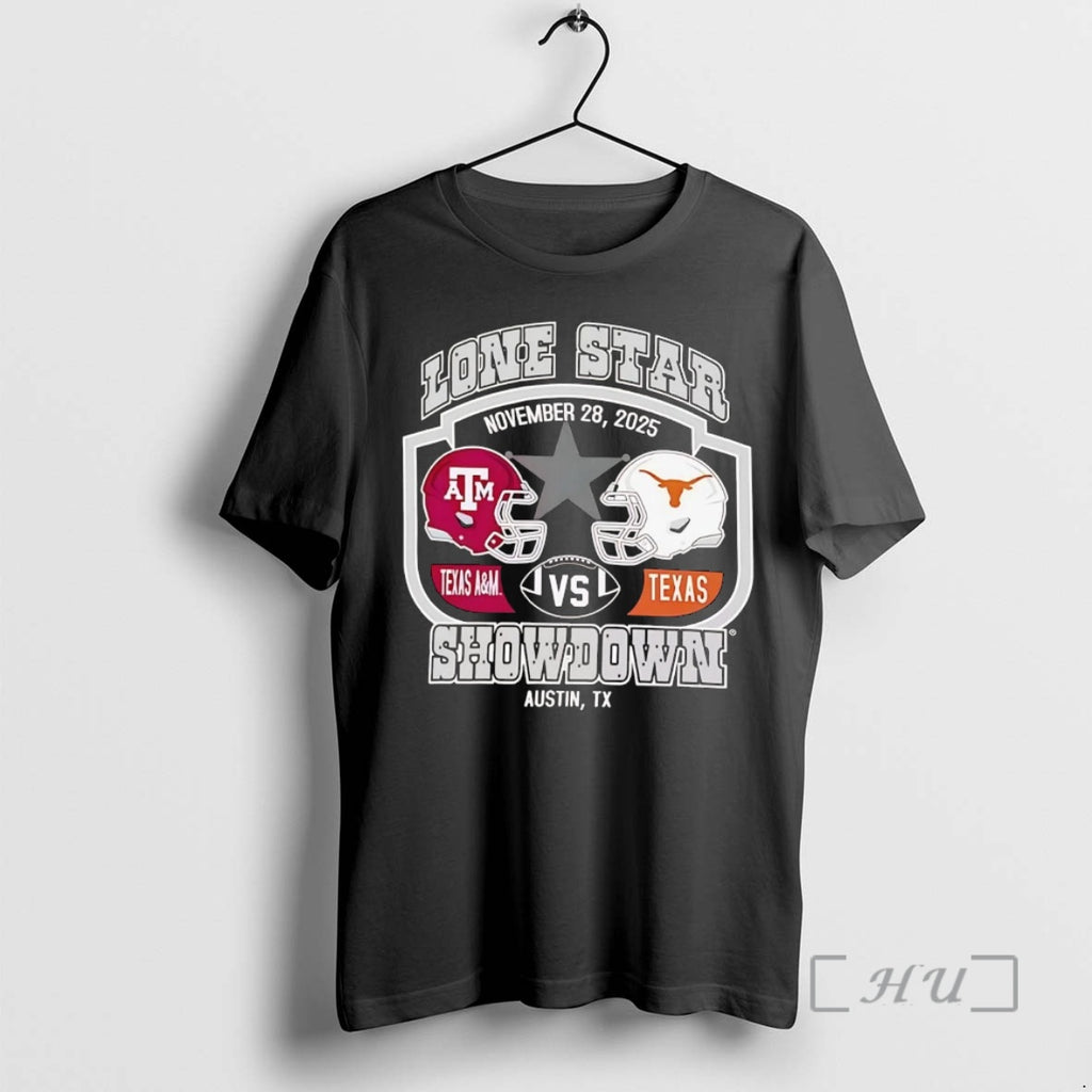 Trending Texas Longhorns Vs Am Aggies Lone Star Showdown 2025 T-Shirts, Hoodie, Sweatshirt | InkNestWear.com