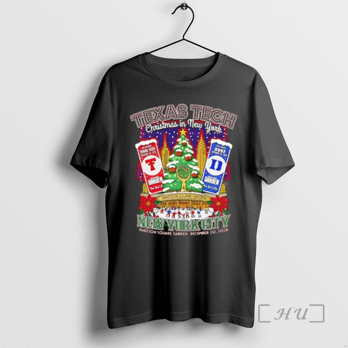 Trending Texas Tech Christmas New York City Skate Past Duke T-Shirts, Hoodie, Sweatshirt | InkNestWear.com