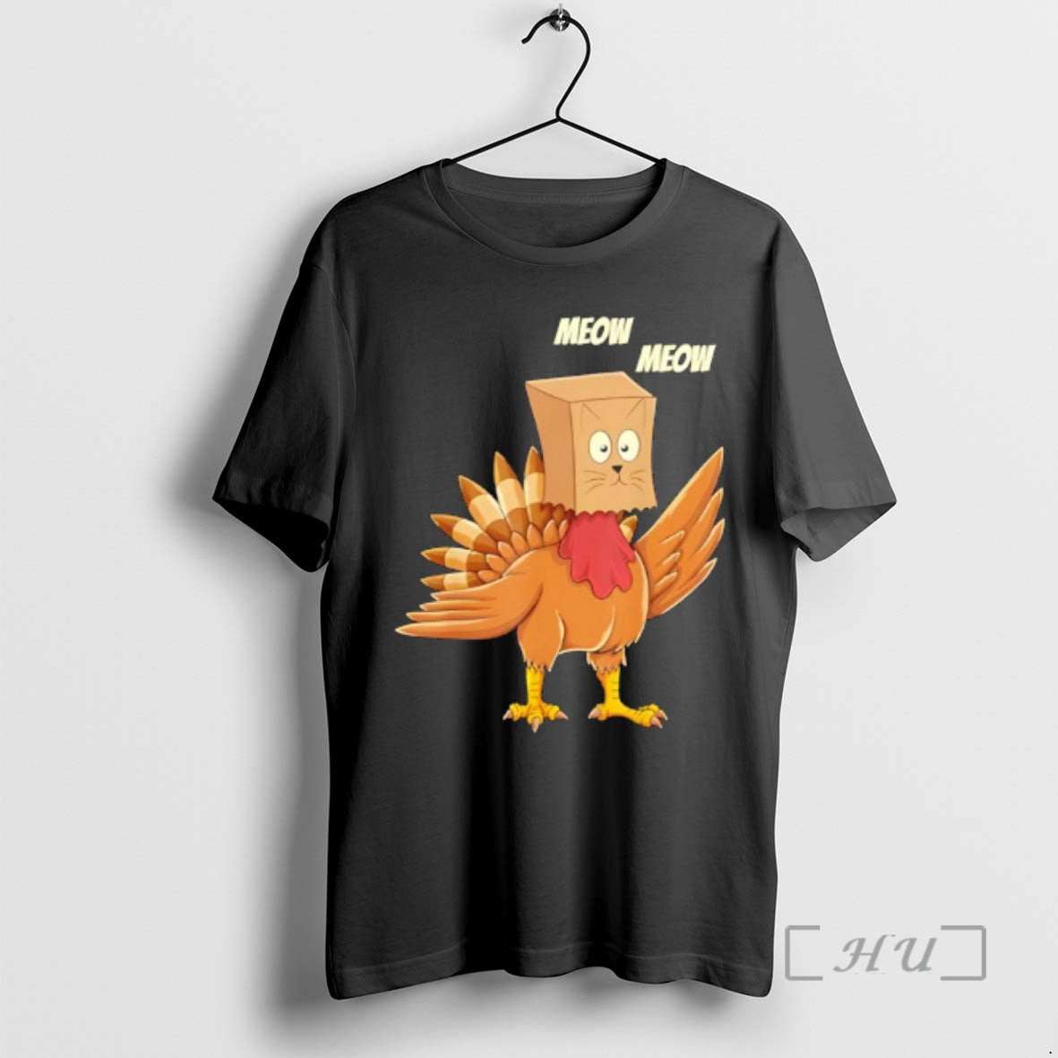 Trending Thanksgiving Turkey Cat Meow Thanksgiving T-Shirts, Hoodie, Sweatshirt | InkNestWear.com