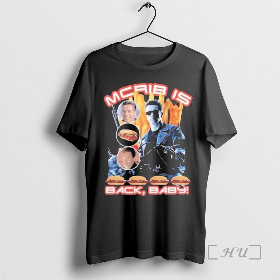 Trending The Terminator Mcrib Is Back Baby Methsyndicate T-Shirts, Hoodie, Sweatshirt | InkNestWear.com
