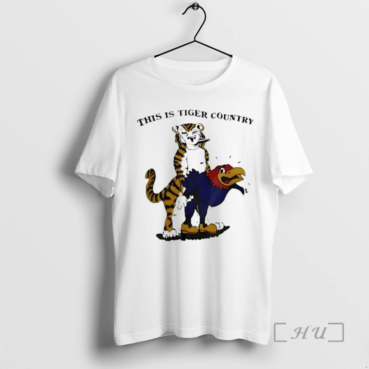 Trending This Is Tiger Country Missouri Tigers Mascot Smoking And Fuck Kansas Jayhawks Premium T-Shirts, Hoodie, Sweatshirt