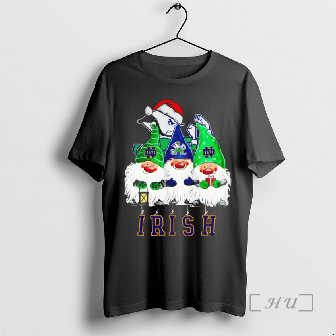 Trending Three Gnomes Christmas Notre Dame Fighting Irish T-Shirts, Hoodie, Sweatshirt | InkNestWear.com